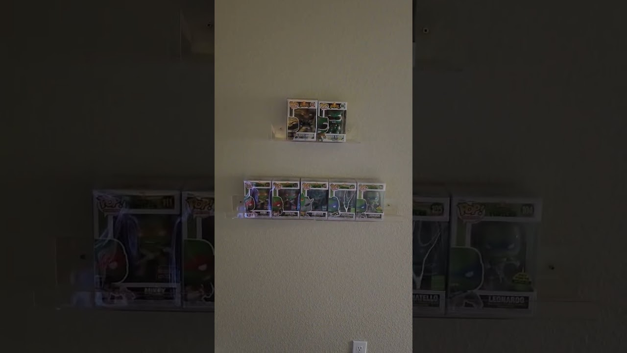 These shelves are perfect for pops! #funko #funkopop #pops #powerrangers #shorts #amazon