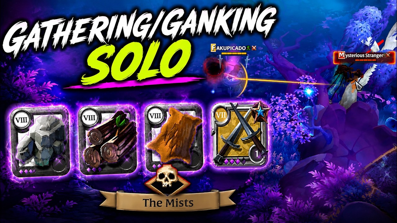Huge Profit With Resources & Juicy Gatherers💰 | Solo Gathering & Ganking | Albion Online | Ep. 8