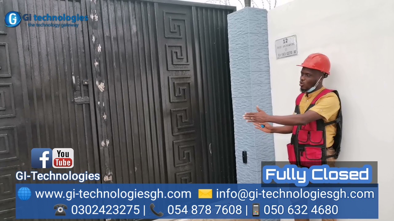 Gate Motor Installation in Ghana (Dansoman Keepfit)