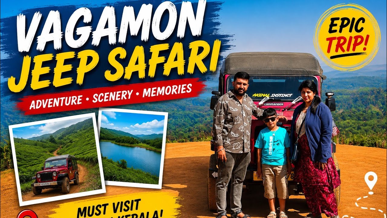 Hidden Beauty of Vagamon | Vagamon Offroad Jeep Safari #vagamonhills #vagamon