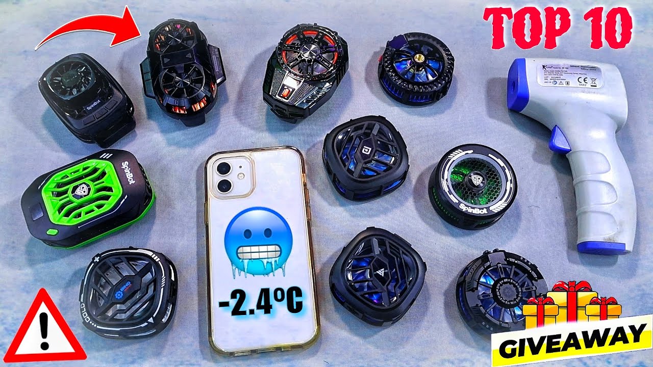 I tried TOP 10 Mobile Cooler for Gaming | Giveaway 😎