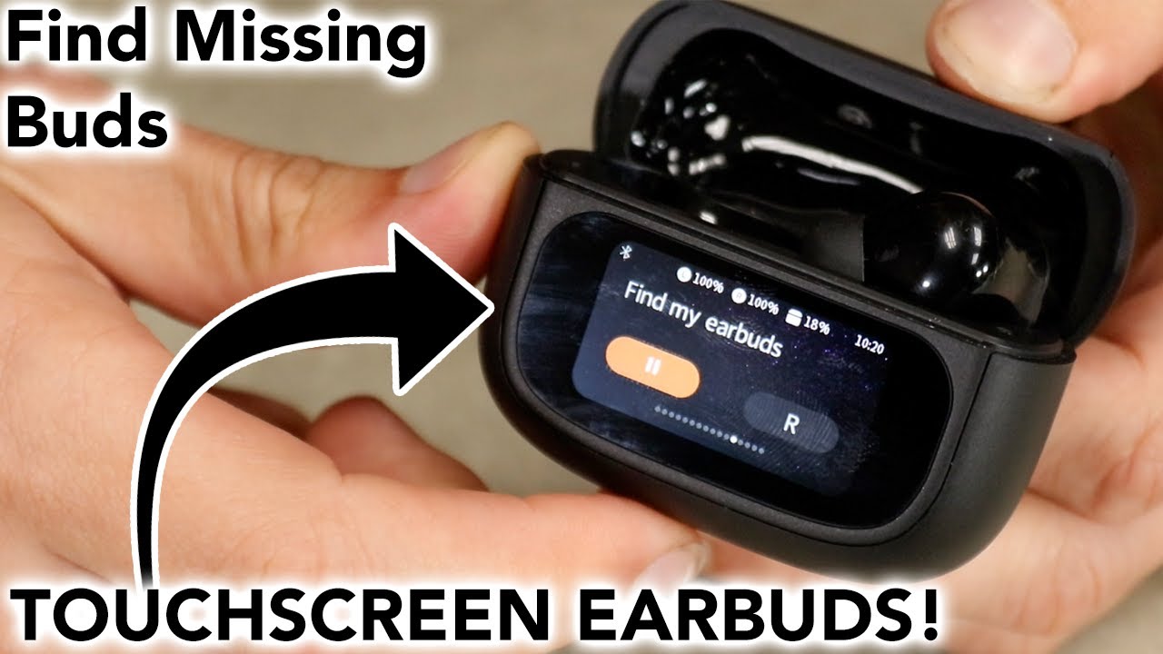 ANC True Wireless Earbuds with Touch Screen Smart Case