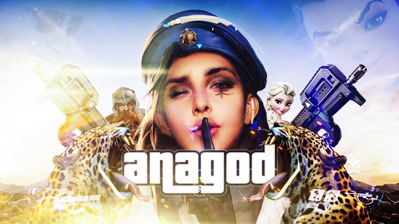 ANA GOD 2 - HRAJU V&Scaron;ECHNO JAKO NEJVĚT&Scaron;&Iacute; MEMELORD - OVERWATCH 6v6 LOCKDOWN ELIMINATION #anagod