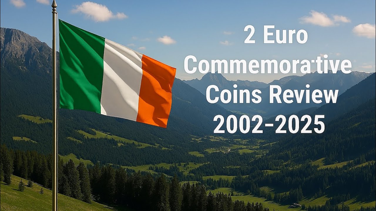Обзор памятных монет Ирландии 🇮🇪 номиналом 2 евро.