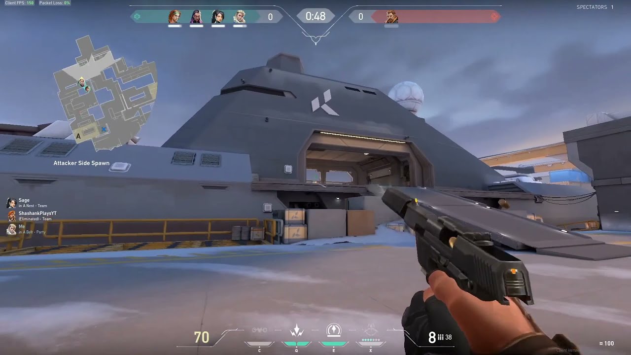 PISTOL ACE WITH SOVA #VALORANT #INDIA