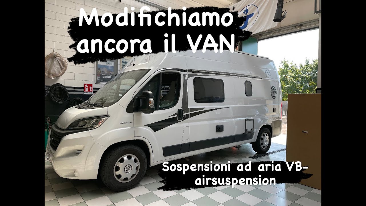 Modifichiamo ancora il van una modifica che desideravo da sempre sospensioni ad ariaVB-airsuspension
