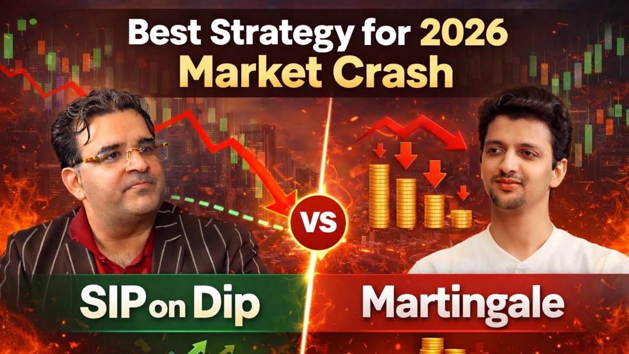 SIP on Dip vs Martingale  | Best Strategy for 2026 Market Crash | Sanjay Kathuria 🔥