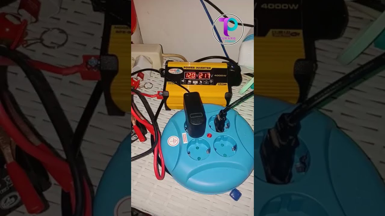 Power Inverter 12V ke 220V 4000 Watt #short
