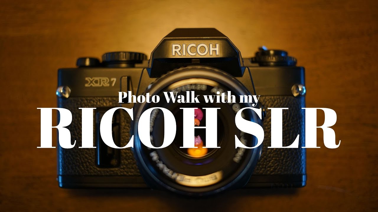 Photo Walk with my RICOH SLR | RICOH XR7,GoProHERO7,SONY A7Rii | Photo walk Vlog