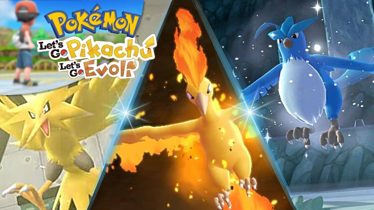 Capturer tous les légendaires dans Pokémon Let's Go Évoli et Pikachu !