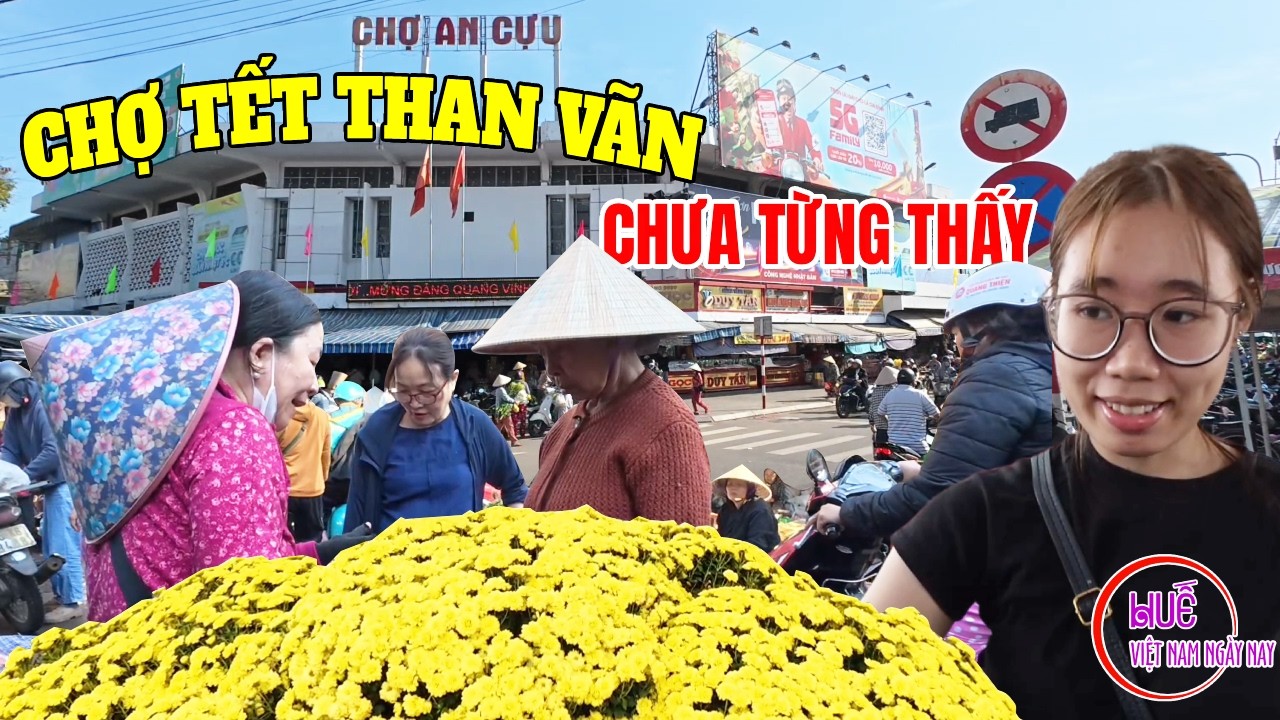 Chưa bao giờ chợ An Cựu buôn bán mùa Tết thế này! Lang thang đường phố chúc mừng năm mới Huế thương