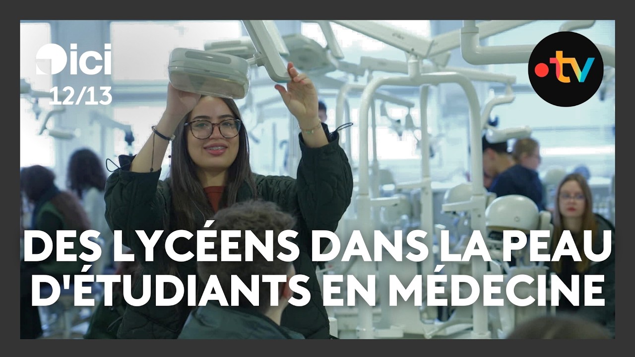 Cordées de la réussite : des lycéens dans la peau d'étudiants en médecine