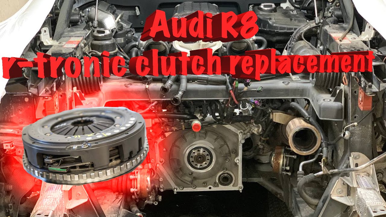 Audi R8 R-tronic Clutch replacement . Installation, adaptation and perform procedure .