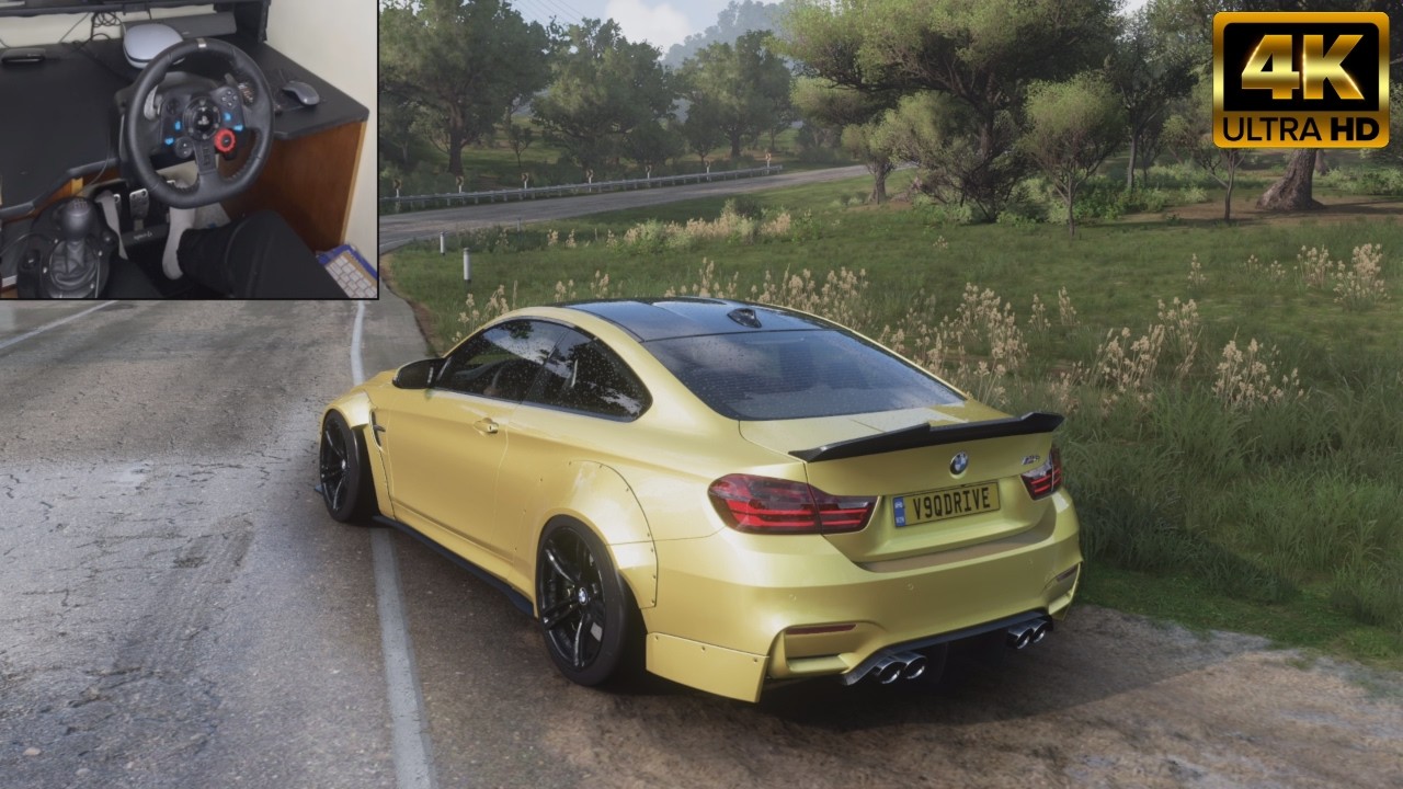 BMW M4 Coupe Forza Horizon 5 | Logitech G923 Steering Wheel