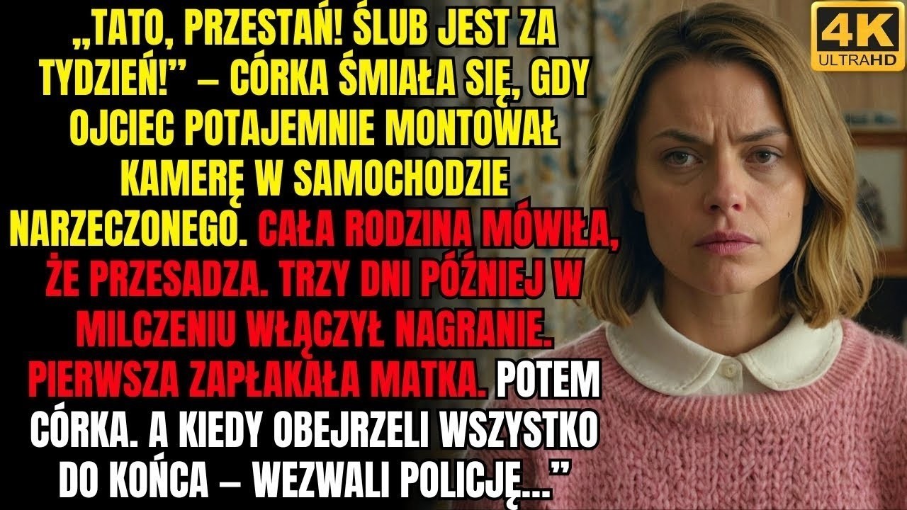 „Mój tata zamontował kamerę w samochodzie narzeczonego  Trzy dni później rodzina wezwała policję ”