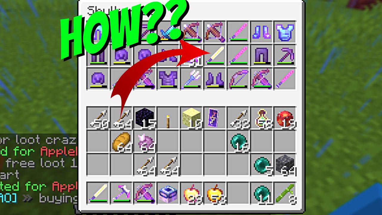 How i Got Op loot in Apple mc Minecraft Server...