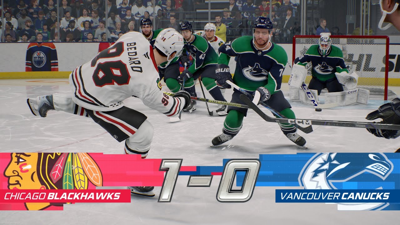 Pre-season GAME 2 | Chicago Blackhawks 1-0 Vancouver Canucks | NHL 26