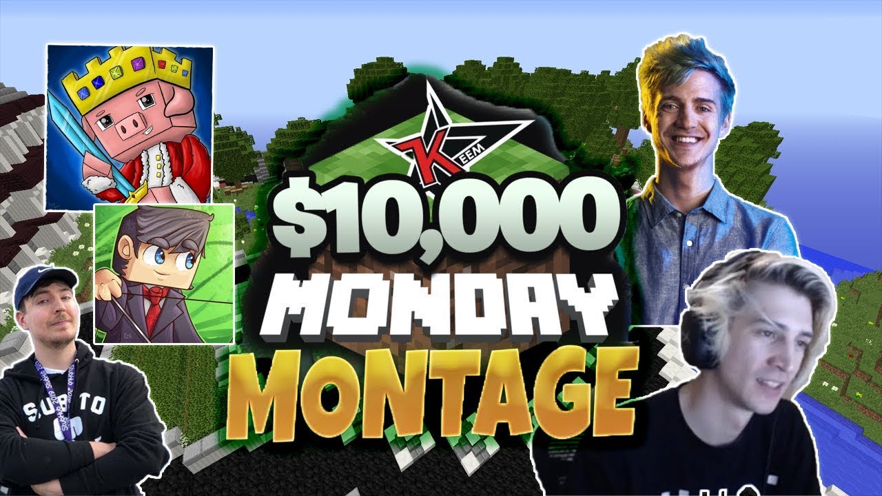 $10,000 Minecraft Monday Tournament Week 13 Montage