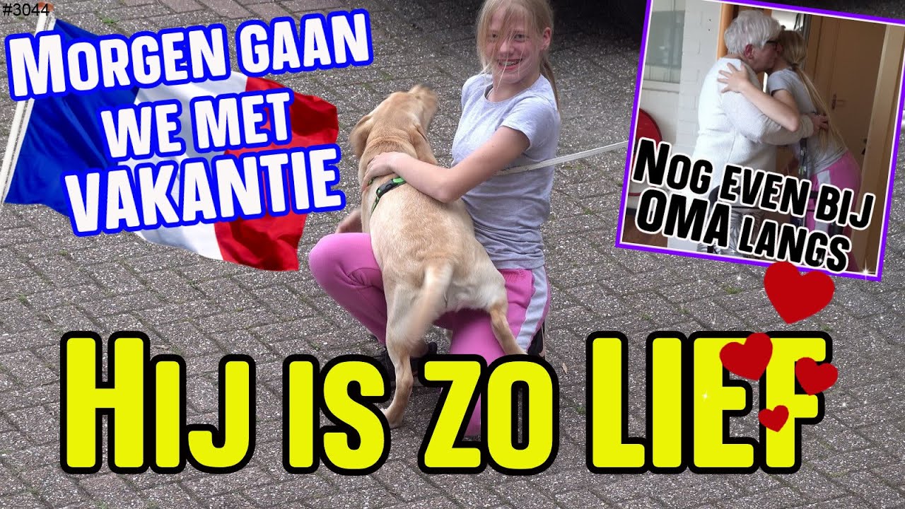 Morgen gaan we met VAKANTIE naar FRANKRIJK. Laatste dagje thuis en spullen inpakken #frankrijk #3044