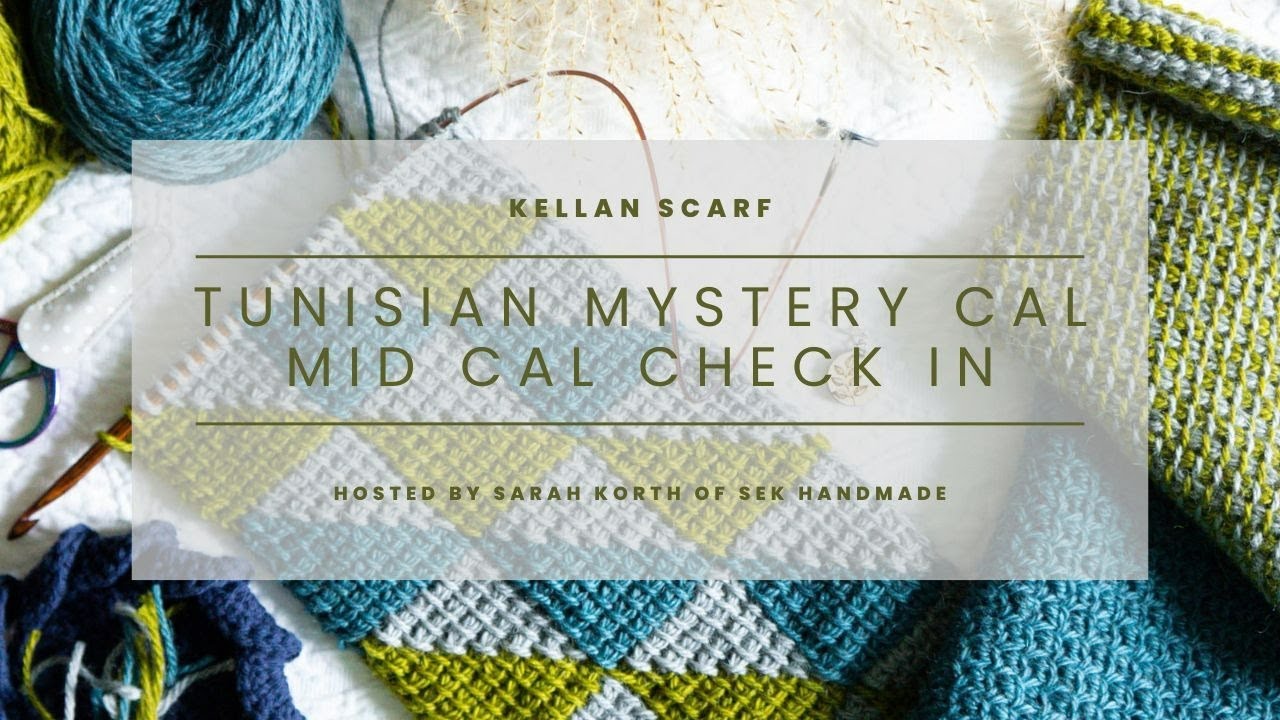 Tunisian Crochet Mystery CAL - Mid CAL Check In