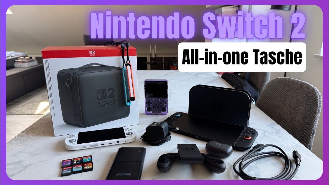 Nintendo Switch 2 All-in-one Tasche/Case Unboxing | Wir holen das Maximale raus!