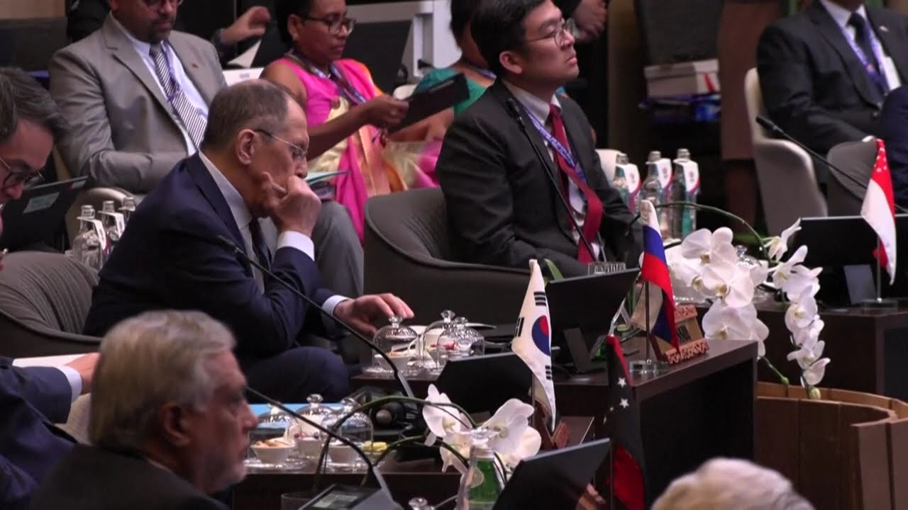 China, Russia, US and ASEAN Foreign Ministers Attend ASEAN Regional Forum