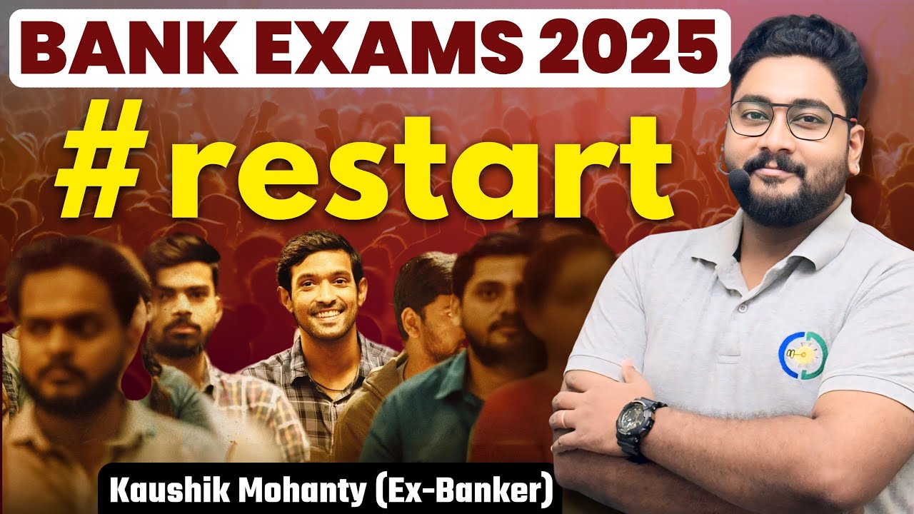 #Restart Bank Exam 2025 Preparation || Quant Made Easy for IBPS, RRB & SBI Exams by Kaushik Mohanty
