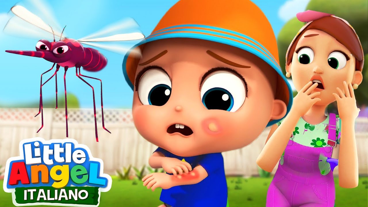 Cosa fare se ti punge un insetto! 🪰🧴Cartoni Animati Con Gianni Piccino - Little Angel Italiano