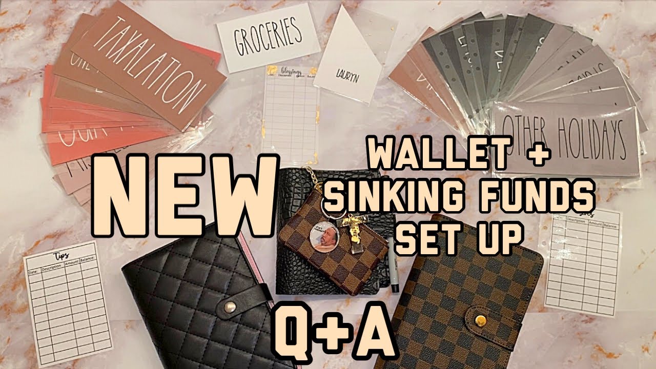 *NEW* WALLET AND SINKING FUNDS SET UP + Q&A| SWITCHING TO MY NEW ENVELOPES| TAYLORBUDGETS