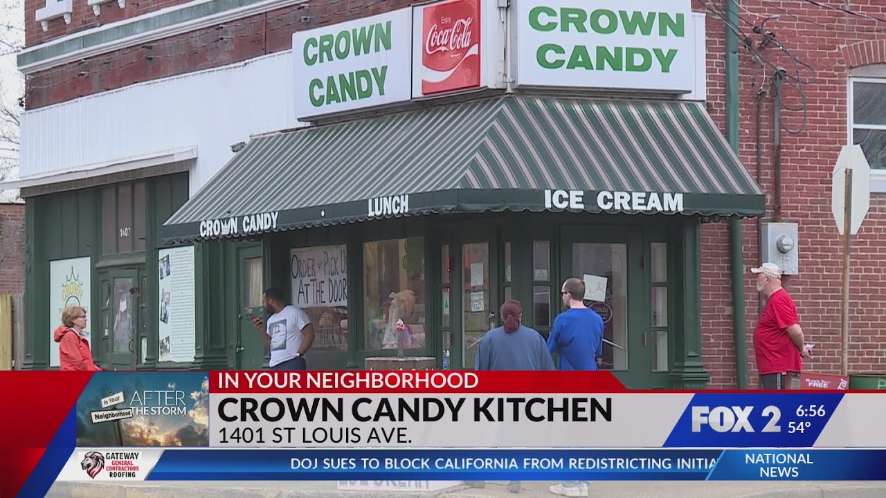 Посещение Crown Candy Kitchen на севере Сент-Луиса