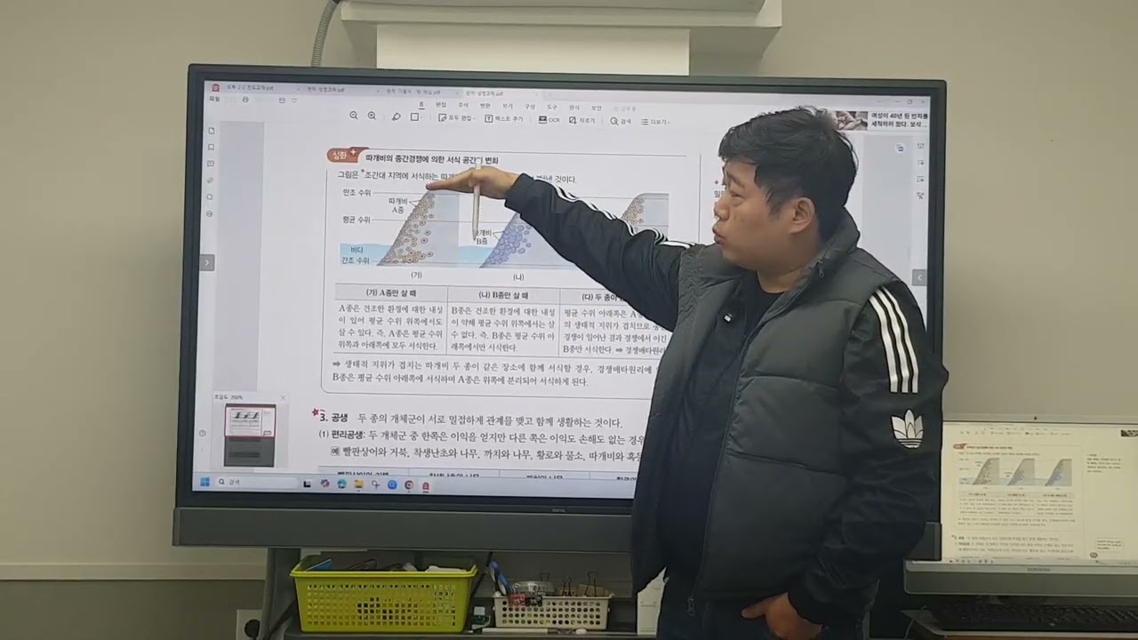 생명과학 군집내 상호작용 