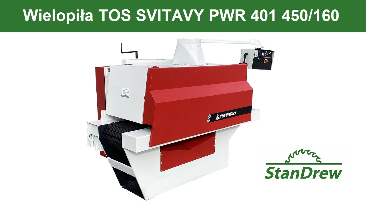 Wielopiła TOS SVITAVY PWR 401 450/160 - StanDrew [Work of multisaw TOS SVITAVY PWR 401]