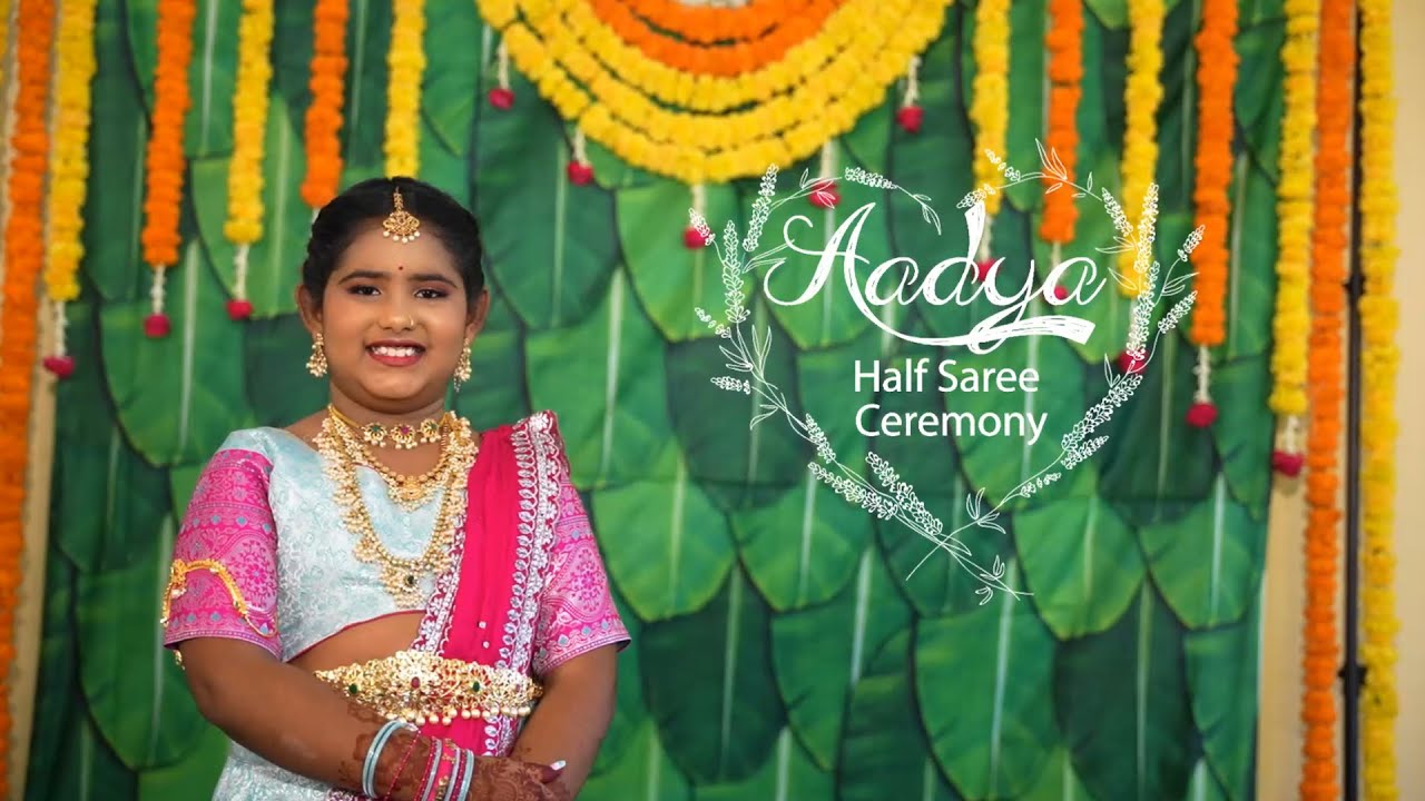 Aadya Saree Ceremony | Omkara Photography Studio | 9550059374