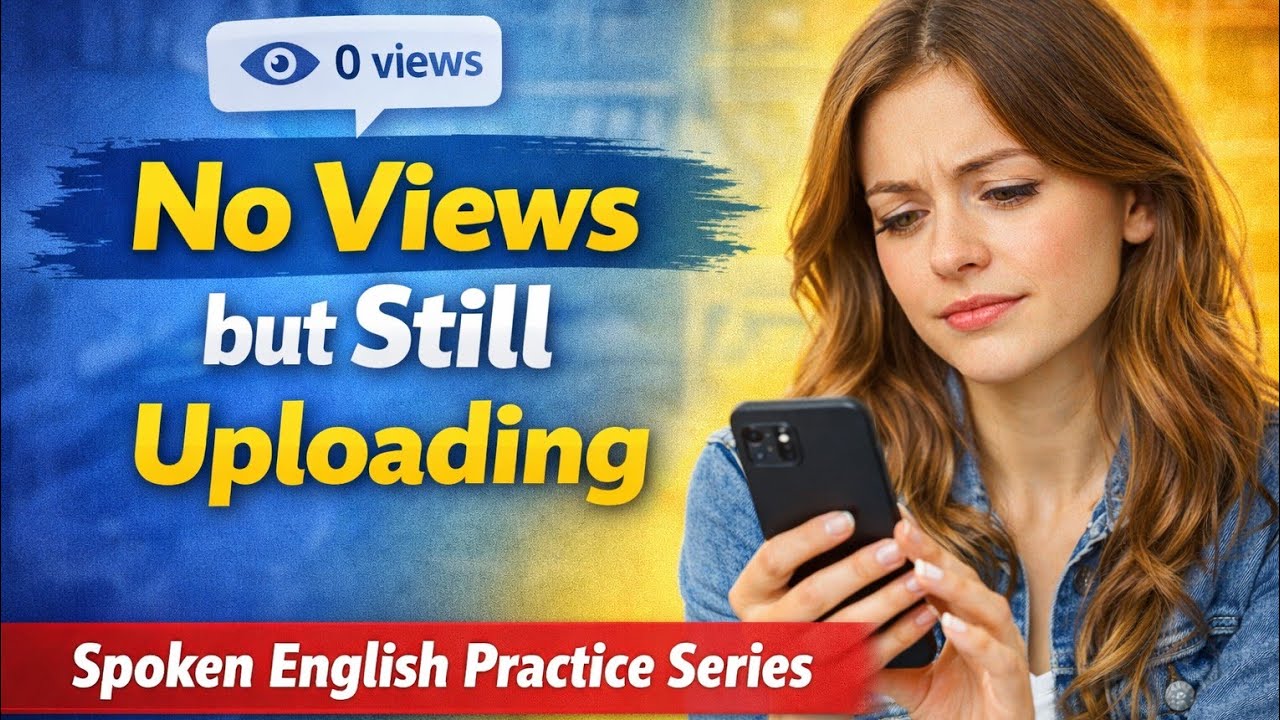 No Views But Still Uploading| Daily Motivation Self Improvement Challenge|| Spoken English Practice|