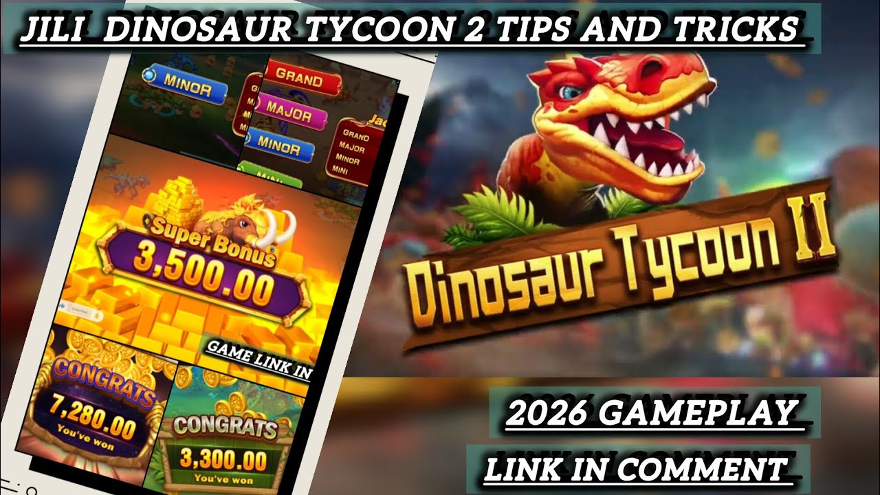 Jili Dinosaur Tycoon 2🦖 best gameplay. tips and tricks #fishinggame #damangames #megofishing #fun 