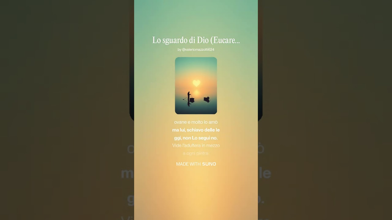 Lo sguardo di Dio (Eucarestia) 