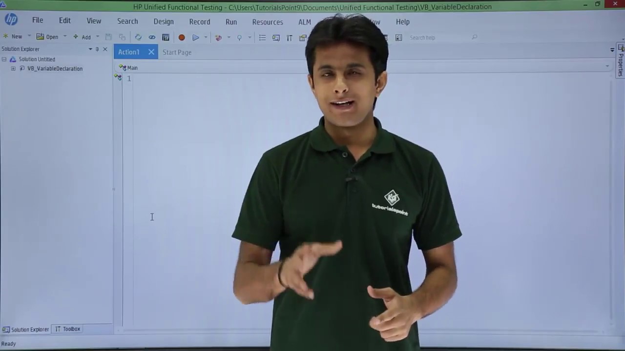HP UFT/QTP - Variable declaration