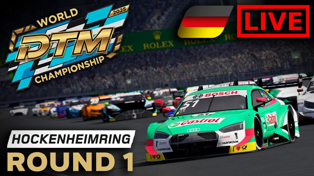 Live l Round 1 l German Grand Prixl CMRSC DTM World Championship 2025