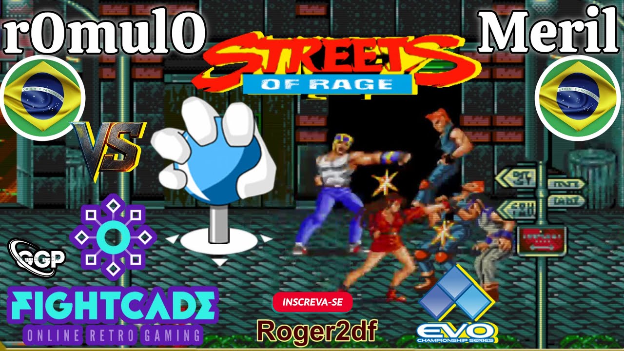 Streets of Rage ✅((r0mul0🆚Meril))🥊Fightcade2🕹️ONLINE🔴ATE🎮FINAL🥉TOP!!💥🟢
