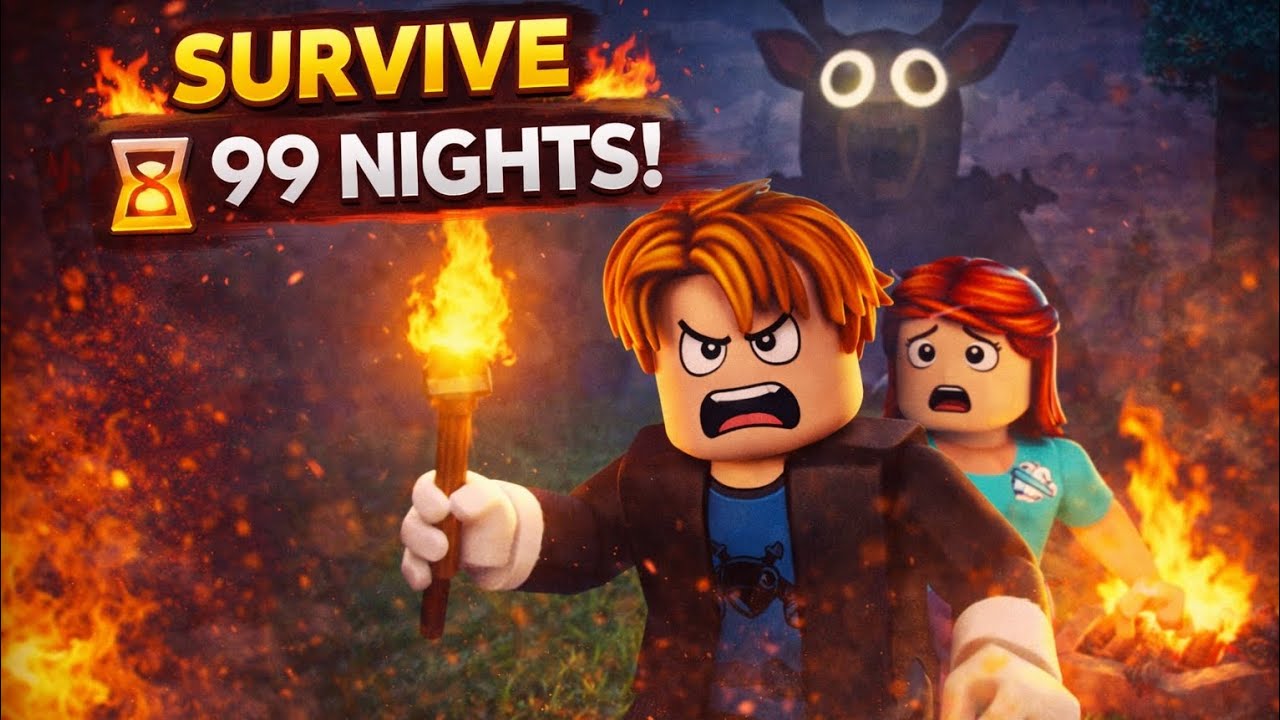  99 GECE HAYATTA KALABİLECEK MİYİZ?! | ROBLOX SURVIVE 99 NIGHTS 😱