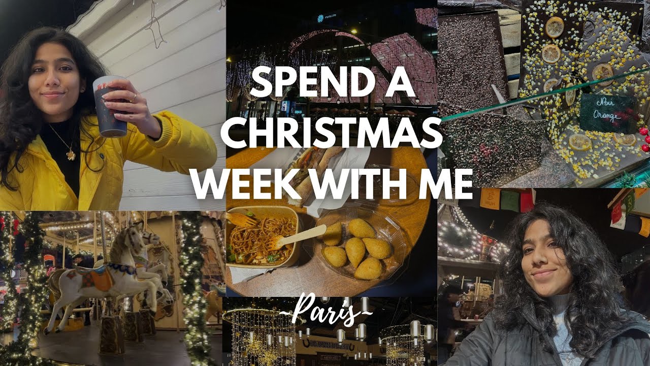 Going around Christmas markets in Paris | 2025 year end vlog
