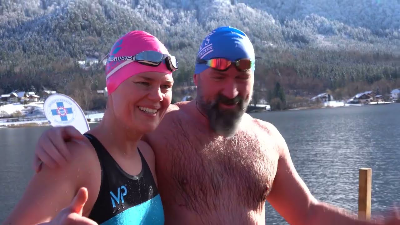 Hallstättersee Eisschwimmen (c) ARF/SalzTV