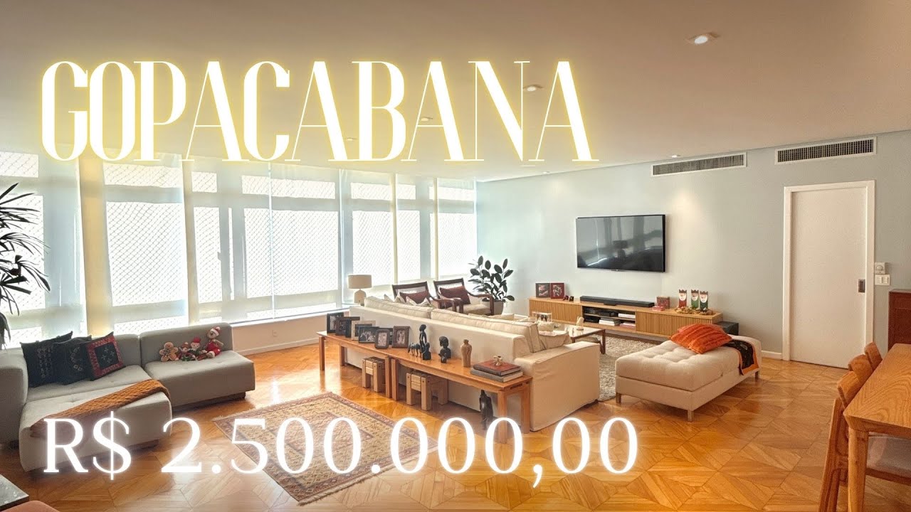 Copacabana | Apartamento sofisticado completamente reformado | Tour guiado