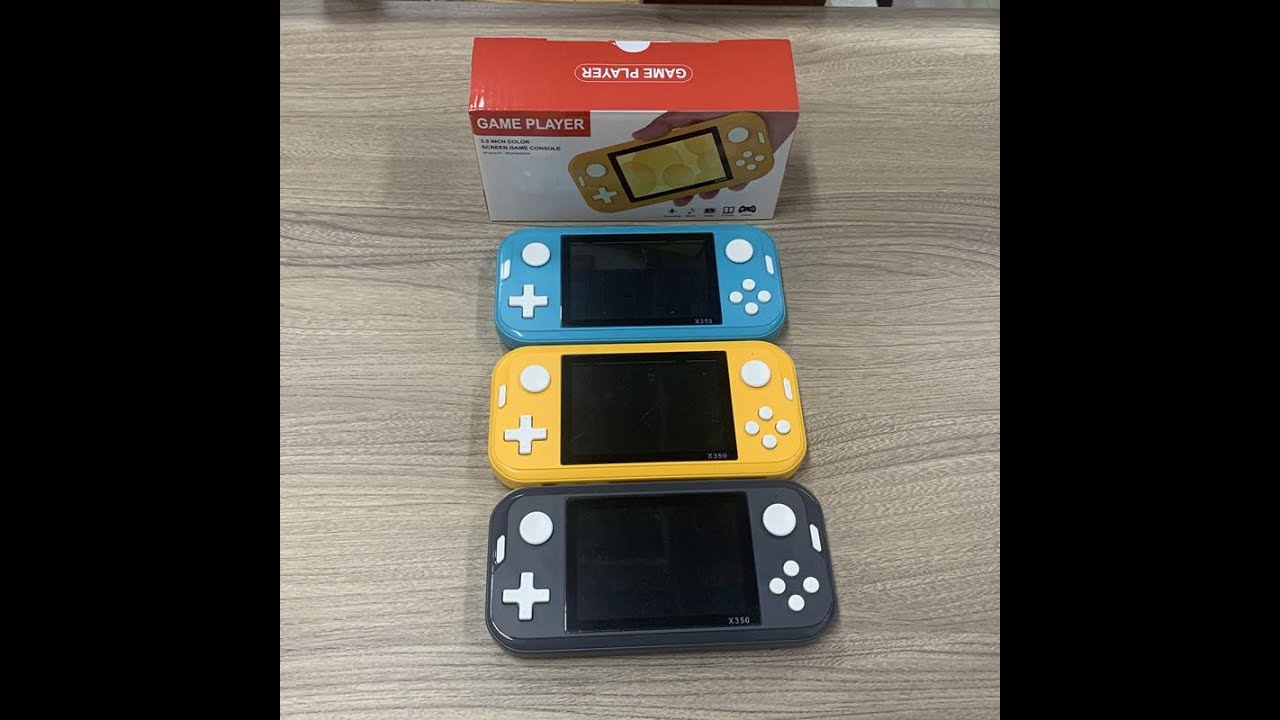 X350 (RS55, X6532, J6) Game Player cheap budget handheld unboxing