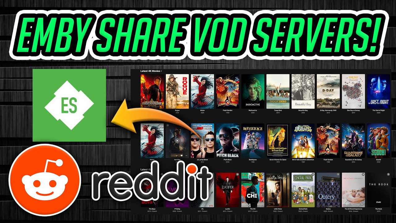 REVIEWING EMBY SHARES SERVERS ON REDDIT!
