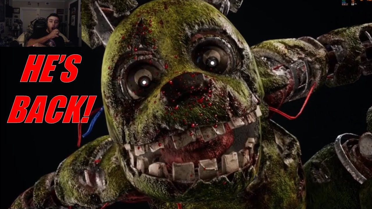 SPRINGTRAP IS BRUTAL IN DBD!! - Dead By Daylight FNAF PTB