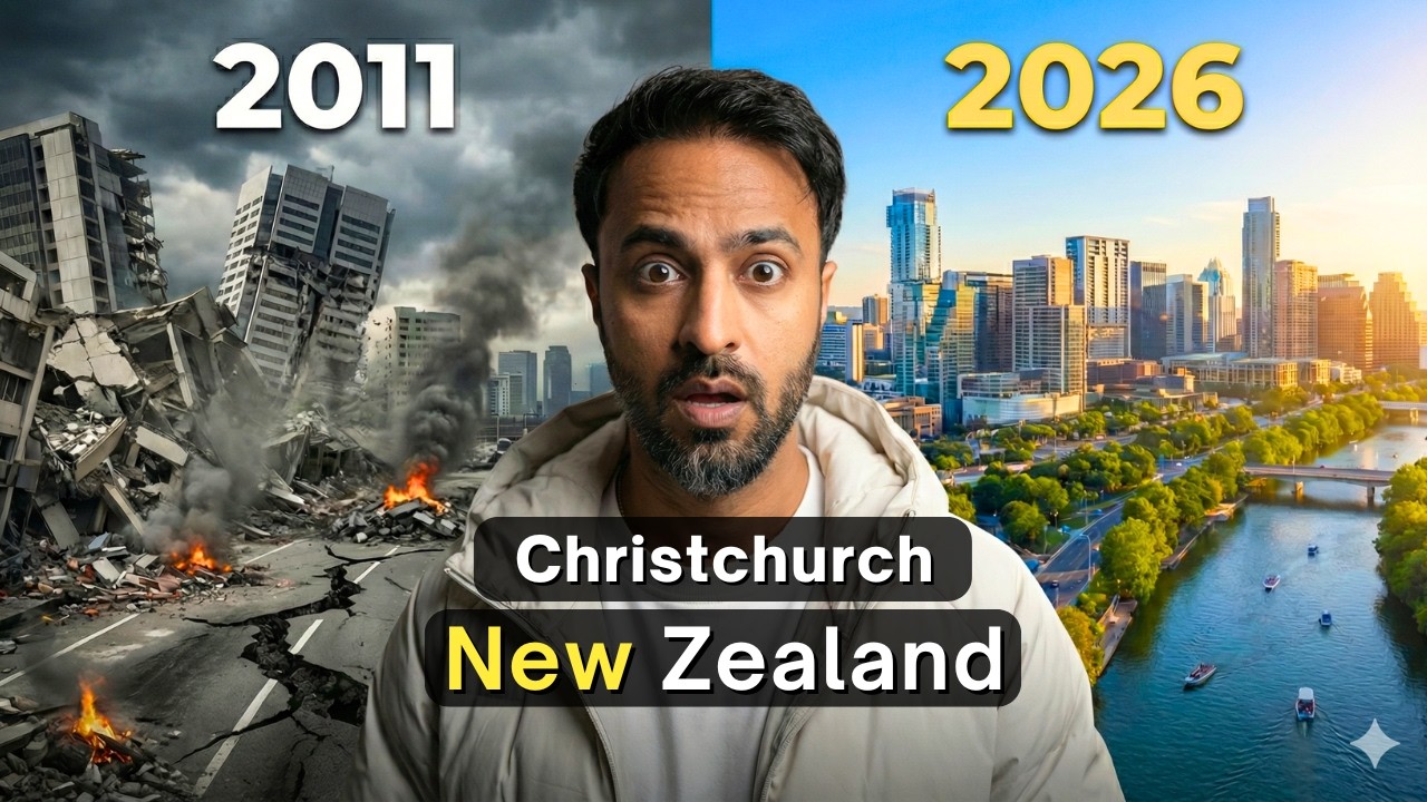 Destroyed by Earthquakes, They Built this City Again | Christchurch New Zealand 🇳🇿