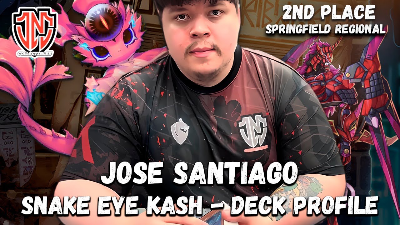 2nd Place Springfield Regional Snake Eye Kashtira Deck Profile! Ft. Team JNC Jose Santiago