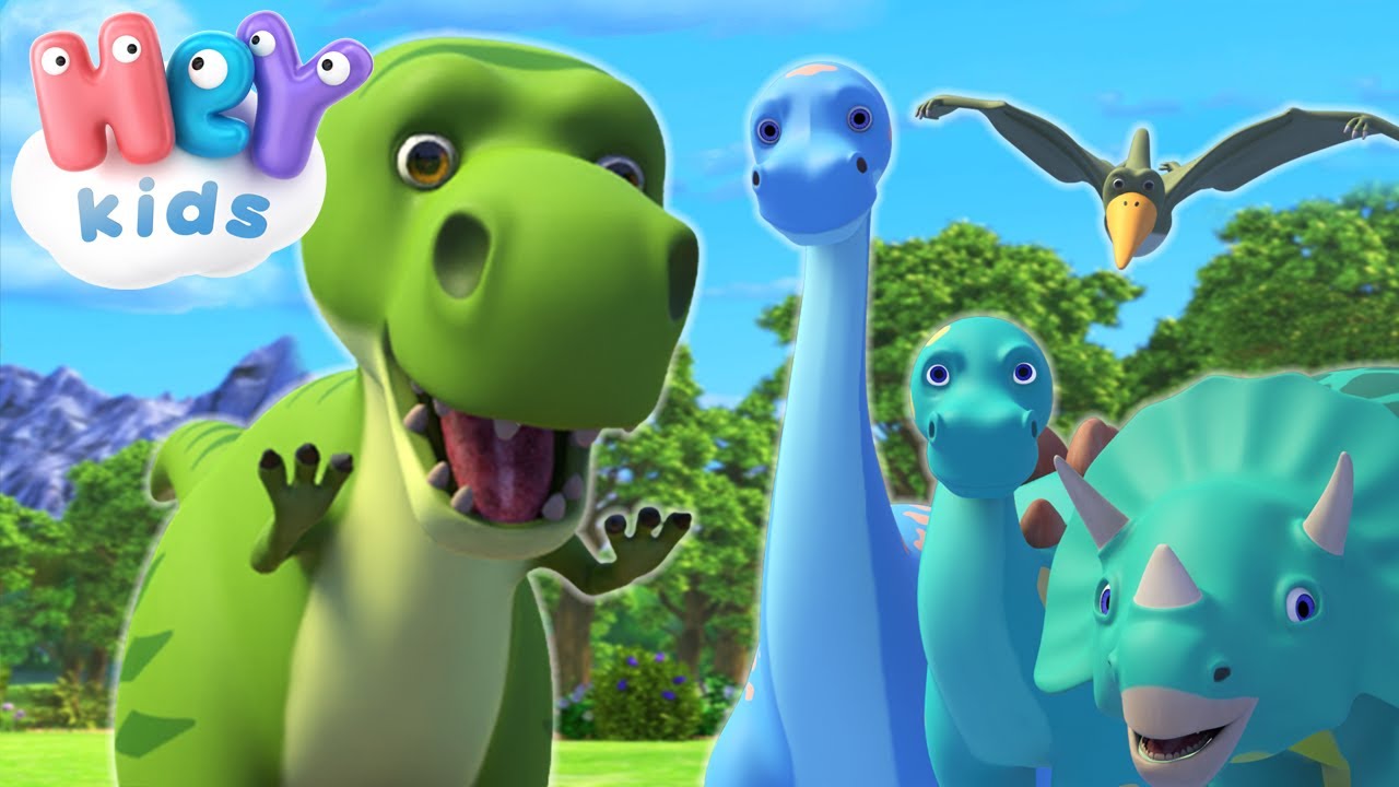 Dinosauři přichází 🦖 Dinosauři pro děti 🦕 HeyKids Česky - Dětské písničky
