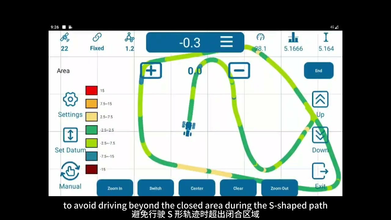PC800 GPS Land Leveling System Terrain Map Operation | Step-by-Step Tutorial